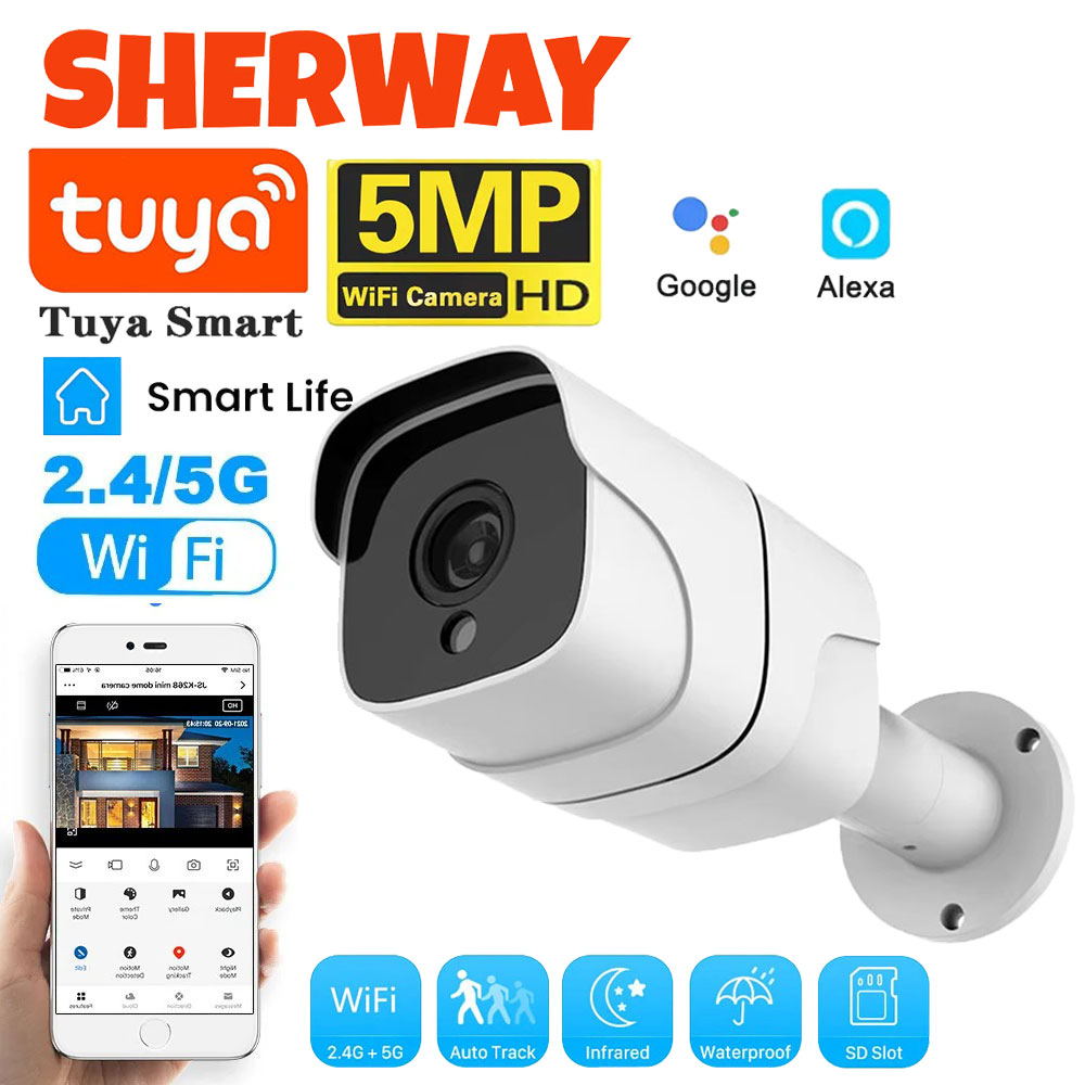 Home Security Google Camera - Tuya 5G Wifi kamera IP Outdoor
