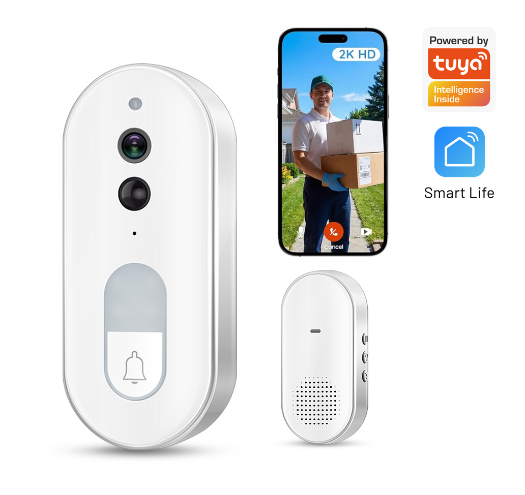Home Security Google Camera - Inteligentny wideodomofon Tuya, bezprzewodowy, kamera zewnętrzna