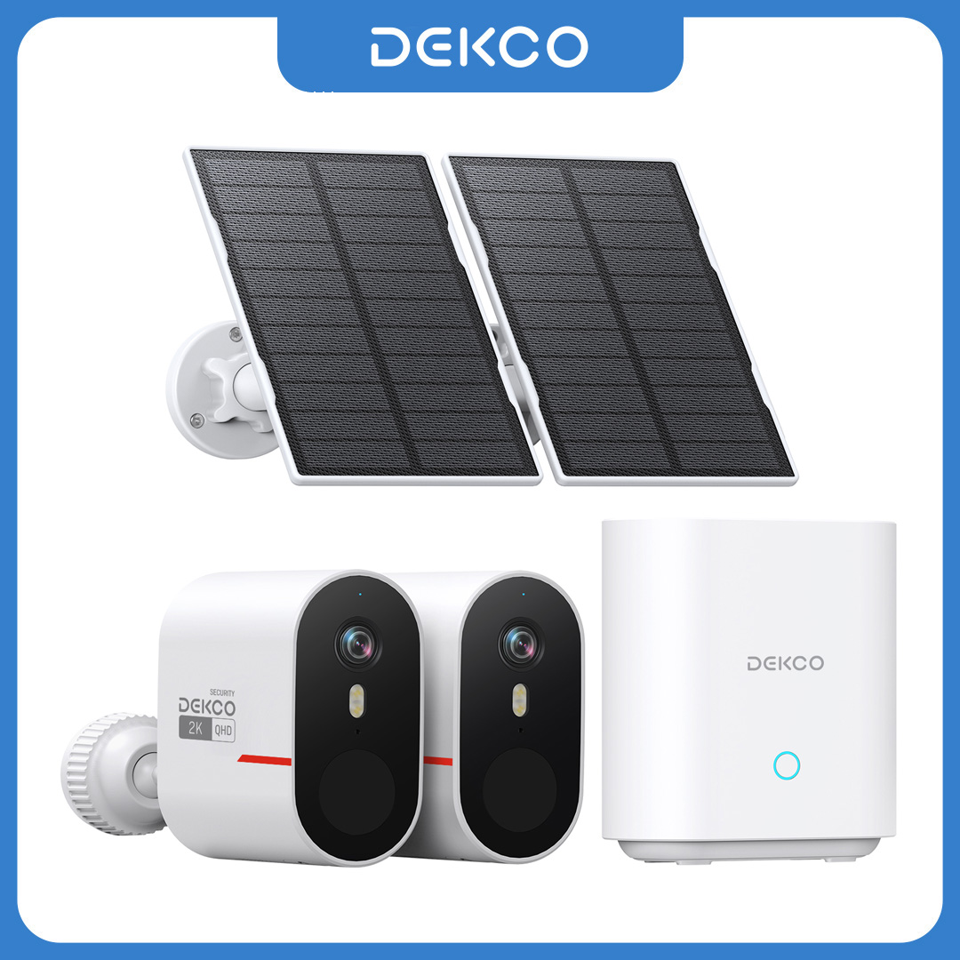 Home Security La - Dekco 3MP WiFi Solar Camera System