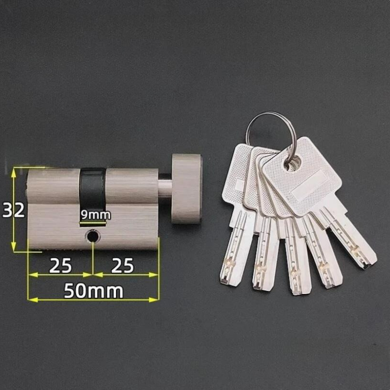 Home Security Locks - Specjalne niestandardowe drzwi antywłamaniowe Środkowy mosiężny