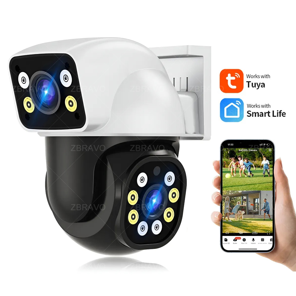 Home Security La - Smartlife 8MP WiFi Tuya Kamera Zewnętrzna
