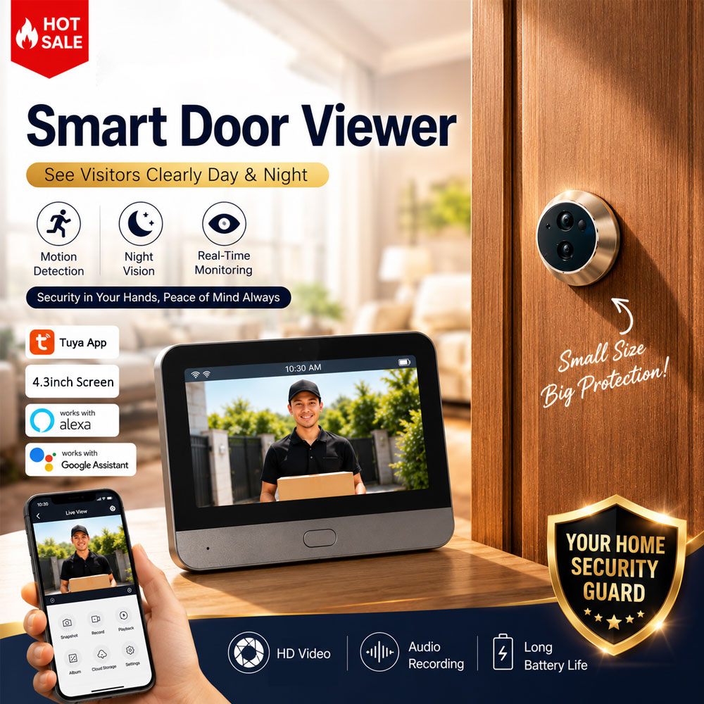 Home Security Google Camera - Inteligentna kamera do drzwi z wizjerem