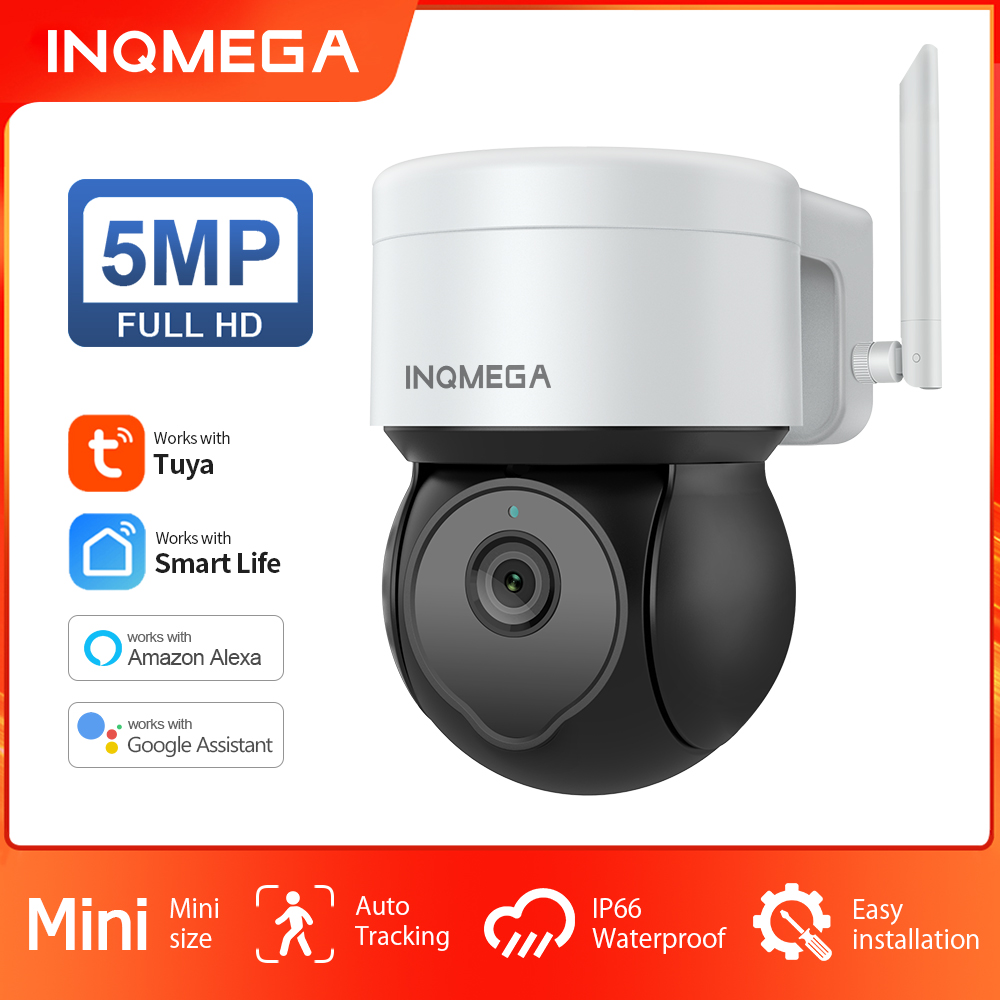 Home Security Google Camera - INQMEGA 5MP Tuya Zewnętrzna Kamera PTZ