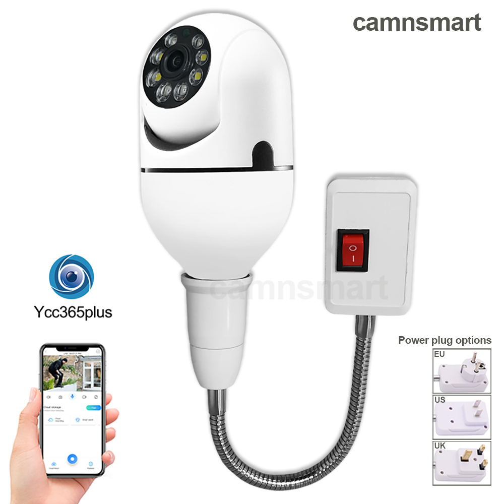 Home Security Cameras Uk - 3MP Mini kamera Wifi E27 żarówka