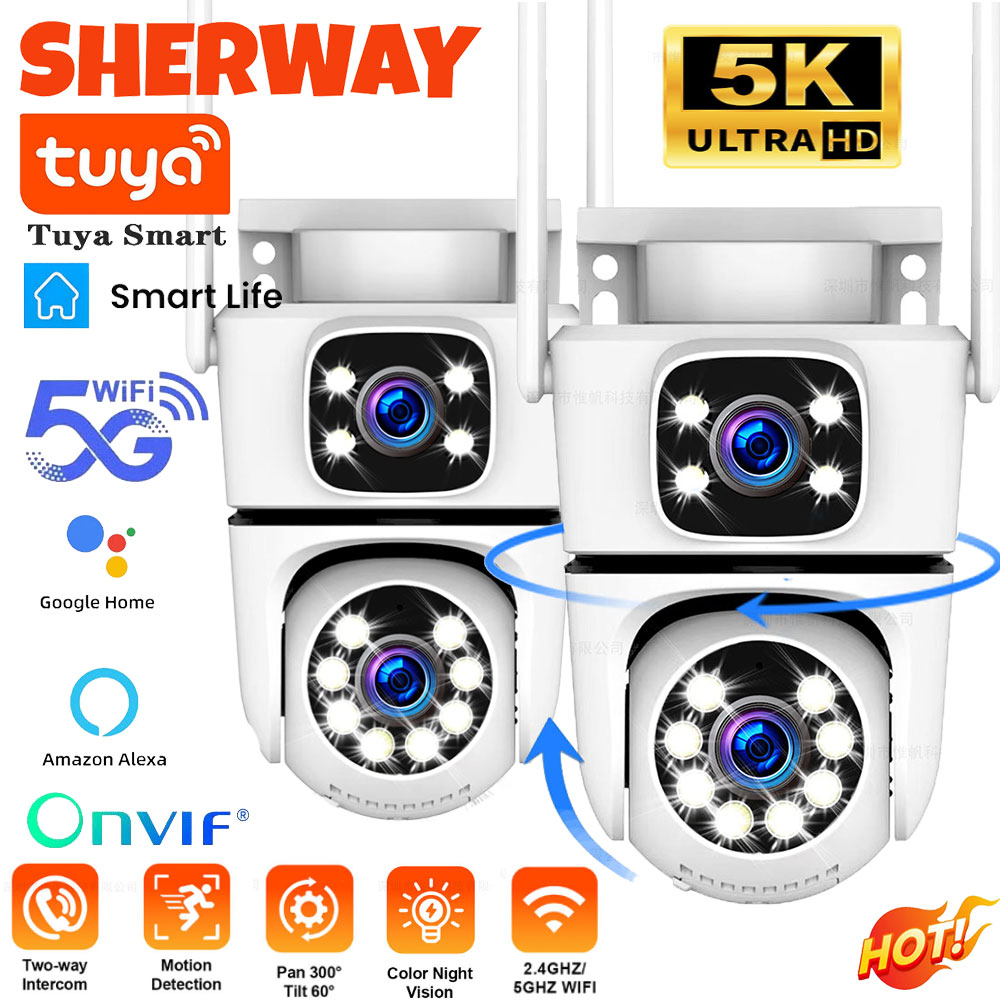 Home Security Google Camera - Kamera bezpieczeństwa zewnętrznego 4K Tuya z