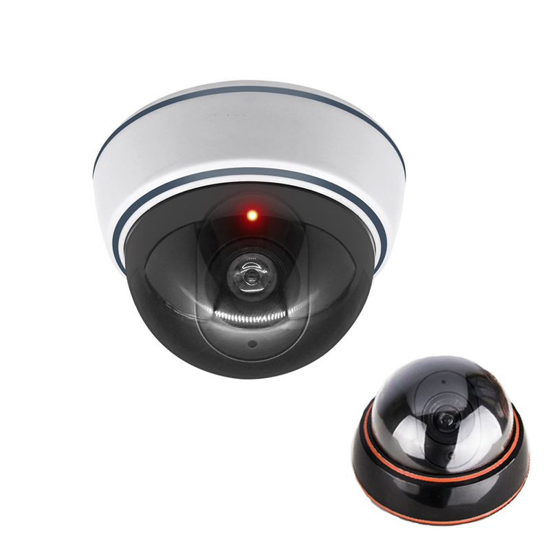 Home Security La - Kreatywna czarno-biała fałszywa kamera kopułkowa symulacja