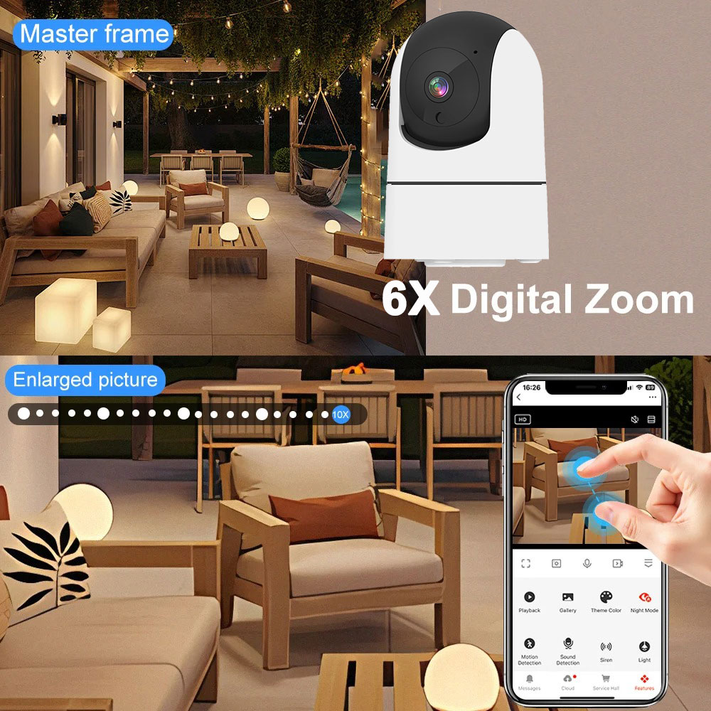 Kamera IP 2K 6MP Mini 5G Wifi  – Home Security Google Camera recenzja i cena