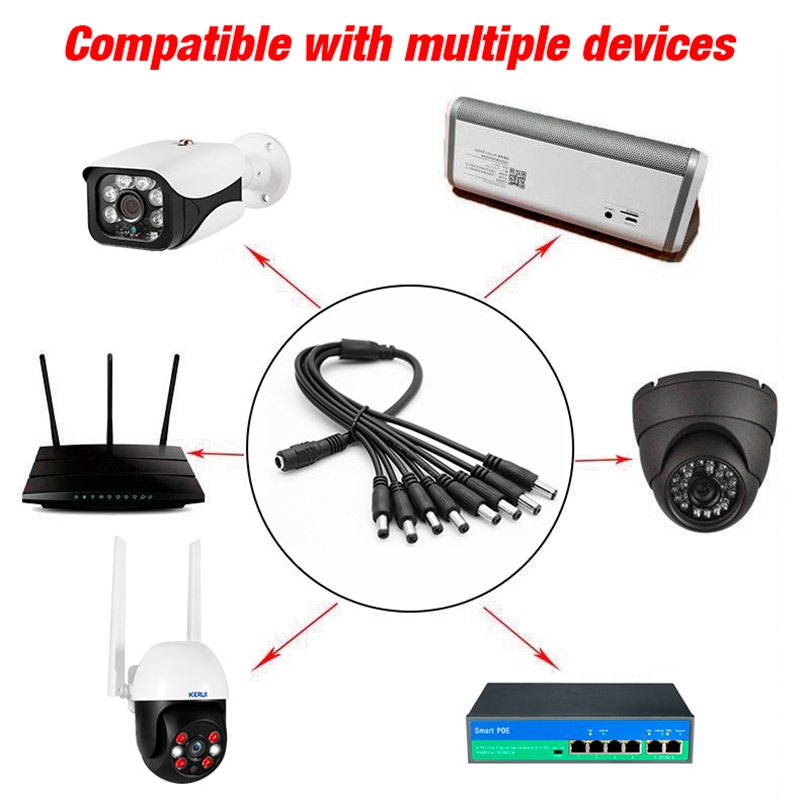 5,5 x 2,1 mm 1 żeński na 2 4 8 – Home Security La recenzja i cena