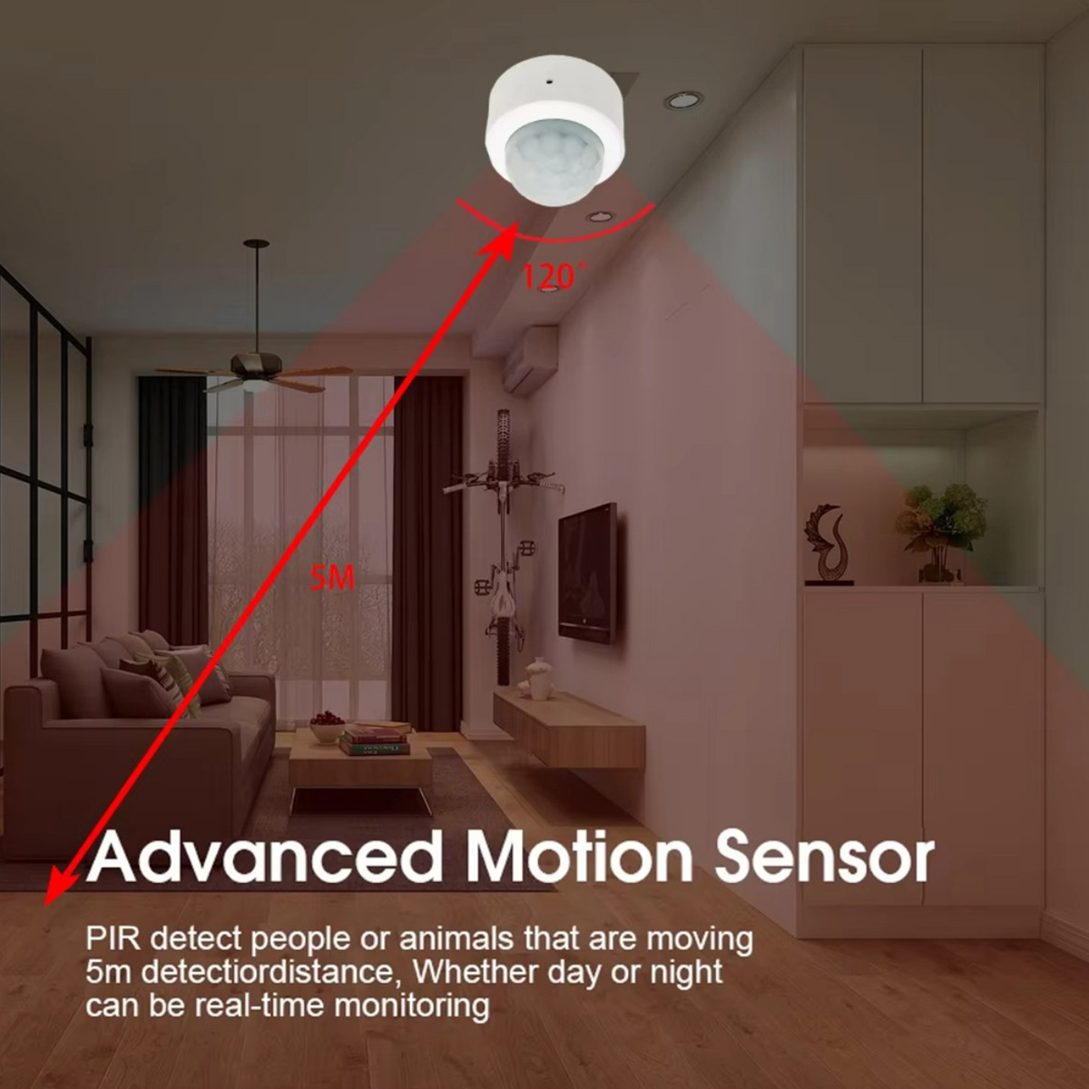 Czujnik ruchu Zigbee PIR, dete – Home Security Devices recenzja i cena