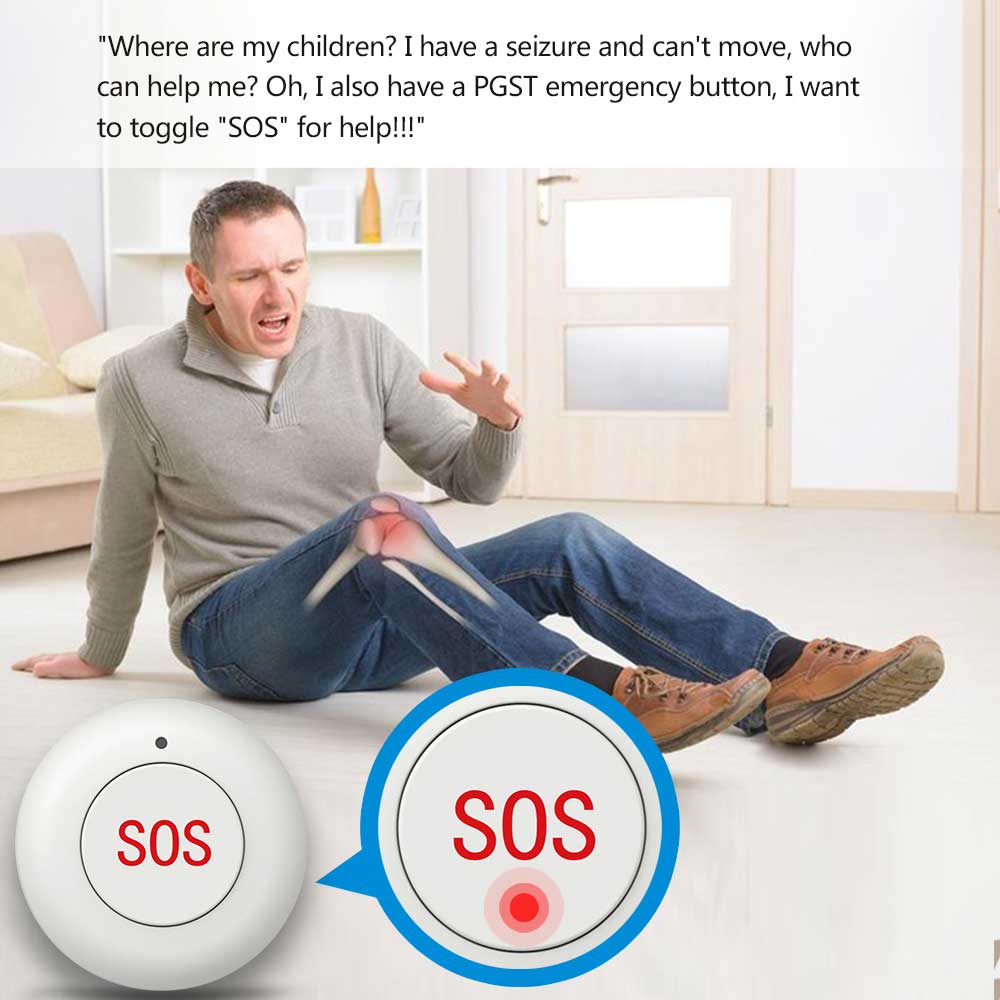 Bezprzewodowy przycisk SOS, in – Home Security Devices recenzja i cena
