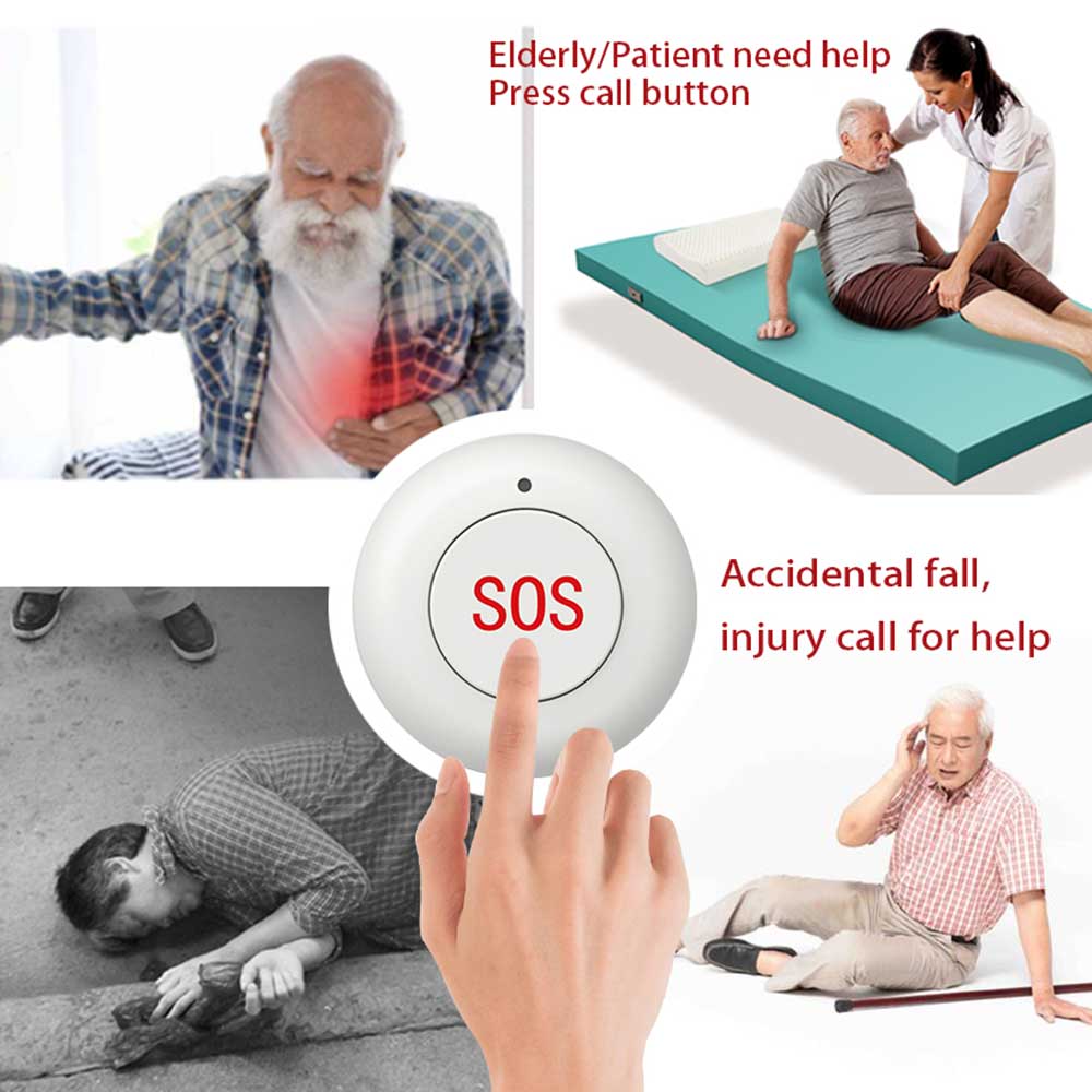 Bezprzewodowy przycisk SOS, in – Home Security Devices recenzja i cena