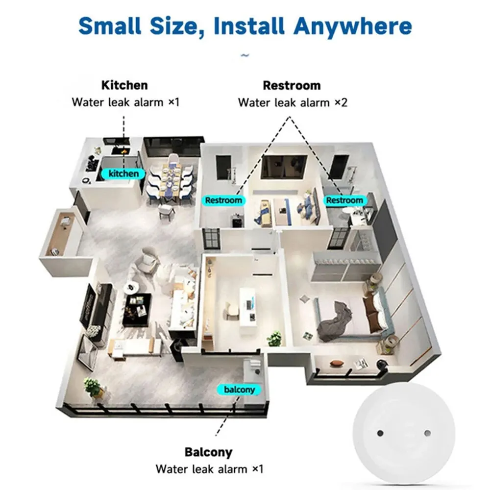 Inteligentny czujnik wycieku w – Home Security And Monitoring recenzja i cena