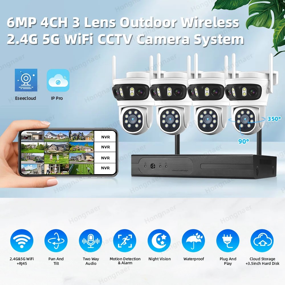 Zestaw kamer bezpieczeństwa do – Home Security Cameras Wireless recenzja i cena
