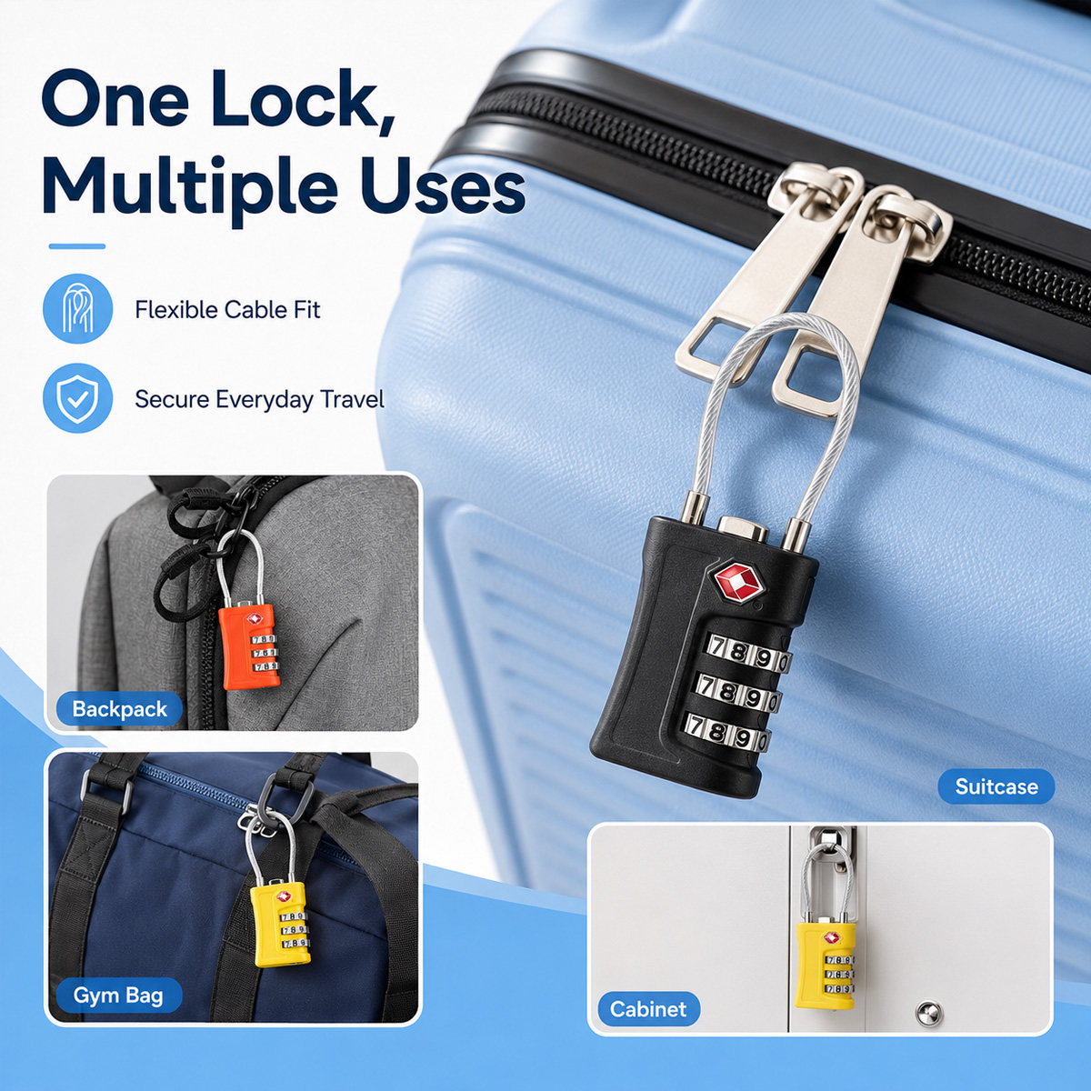 Zamek do bagażu zatwierdzony p – Home Security Locks recenzja i cena