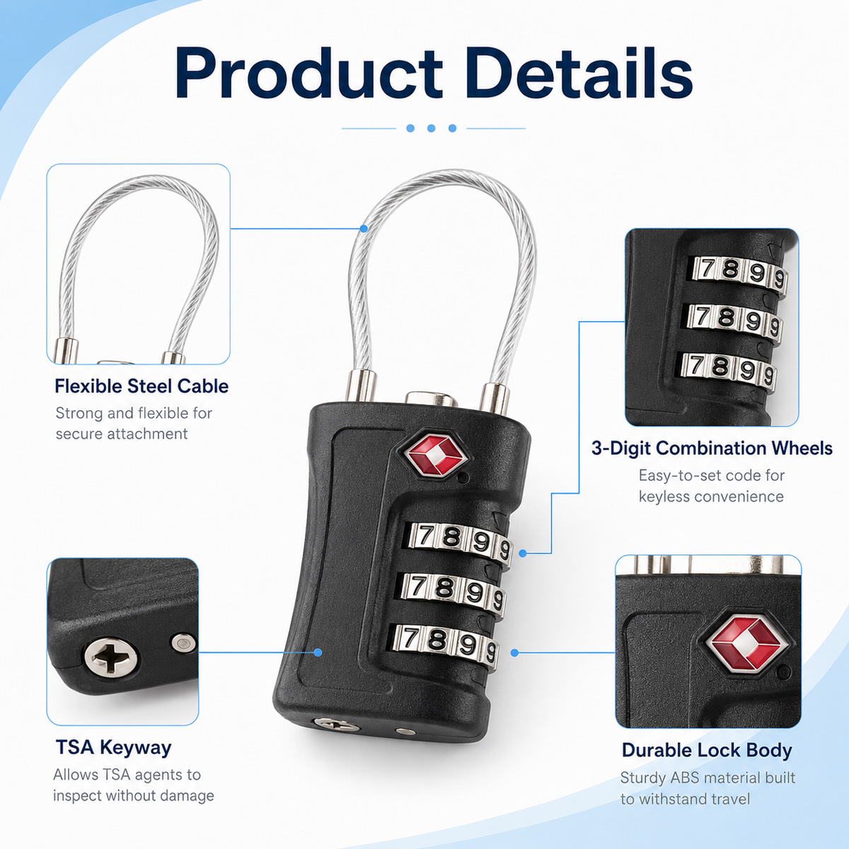 Zamek do bagażu zatwierdzony p – Home Security Locks recenzja i cena