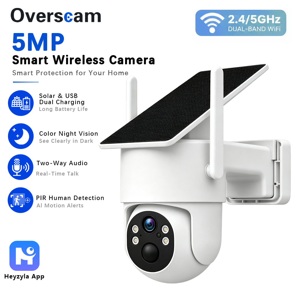Kamera PTZ 5MP zasilana energi – Home Security Cameras Wireless recenzja i cena