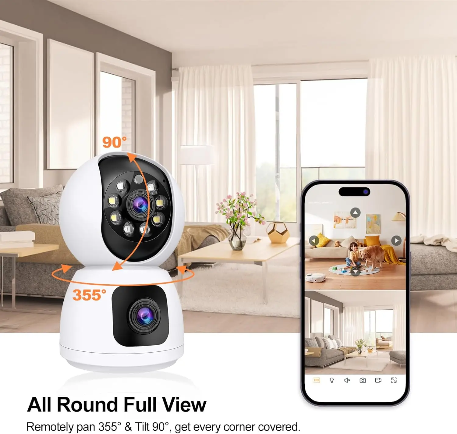 Kamera Tuya 4K 8MP HD WiFi Wew – Home Security Google Camera recenzja i cena
