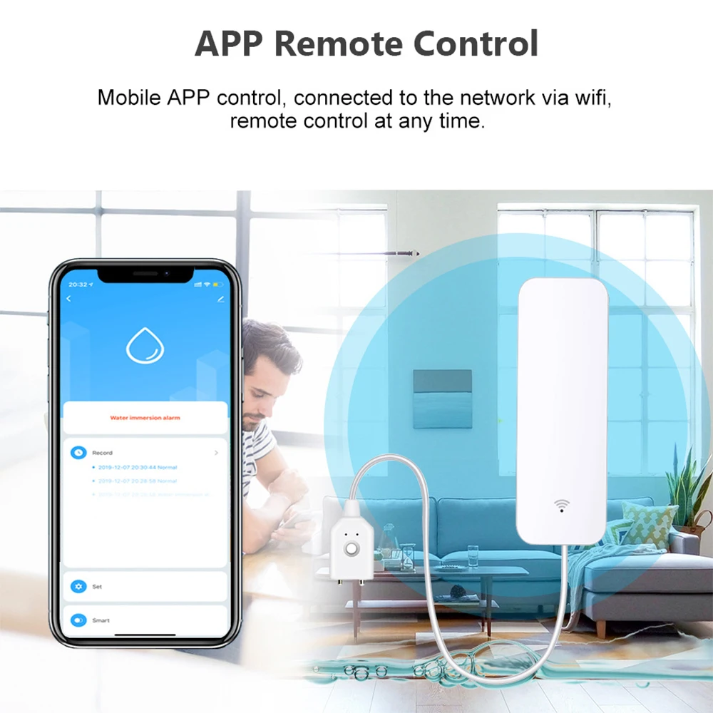 Czujnik zalania Tuya WiFi Zigb – Home Security Devices recenzja i cena