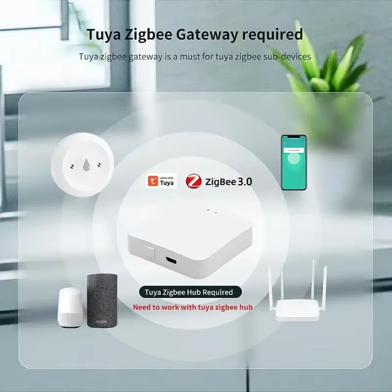 Czujnik wycieku wody Tuya ZigB – Home Security And Monitoring recenzja i cena