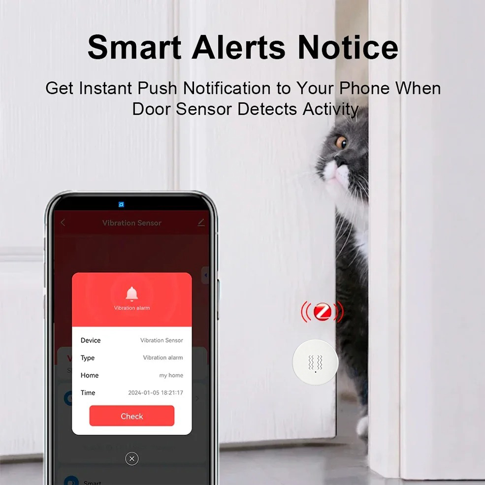 Inteligentny czujnik wibracji  – Home Security And Monitoring recenzja i cena
