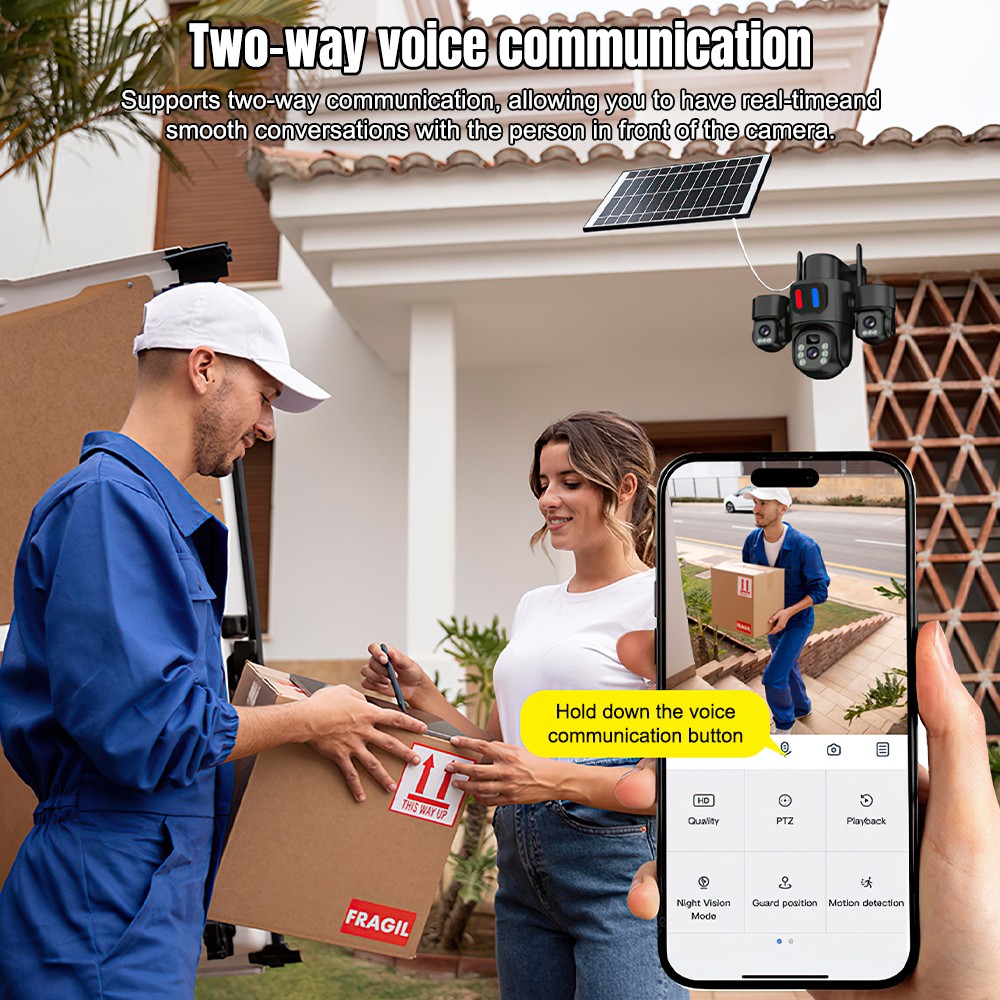 Zewnętrzna kamera solarna WiFi – Home Security Cameras Wireless recenzja i cena