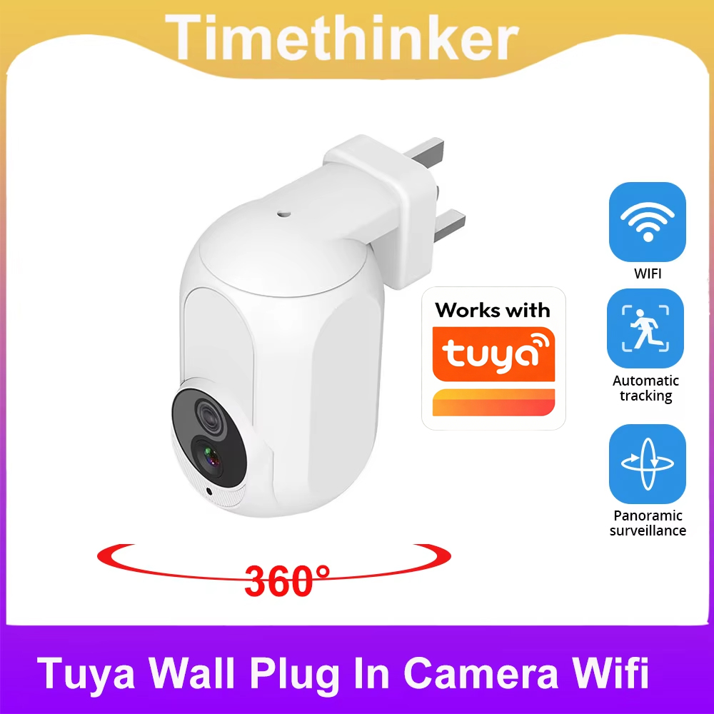Kamera Tuya do montażu w gniaz – Home Security Google Camera recenzja i cena