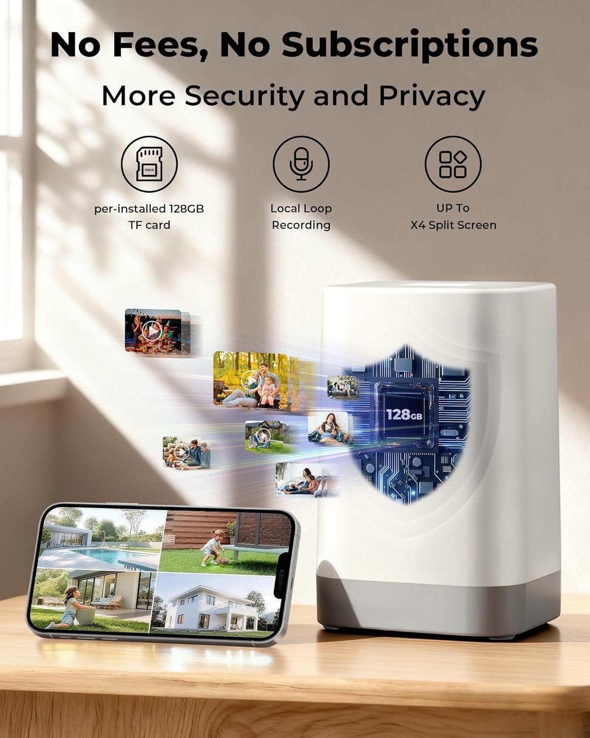 Bezprzewodowe kamery bezpiecze – Home Security Cameras No Subscription recenzja i cena