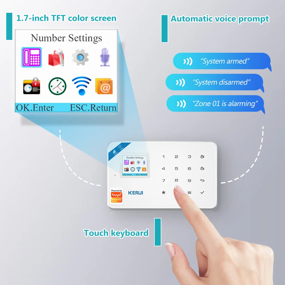 System Alarmowy KERUI W181 Bez – Home Security Google Camera recenzja i cena