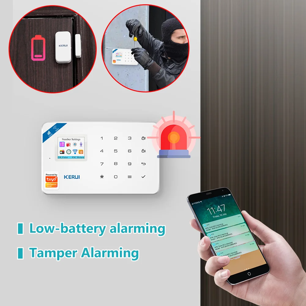 System Alarmowy KERUI W181 Bez – Home Security Google Camera recenzja i cena