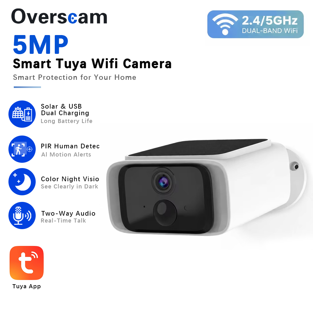 Kamera bezpieczeństwa Tuya 5MP – Home Security Cameras Wireless recenzja i cena